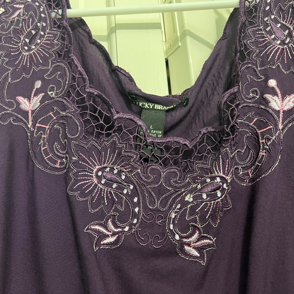 LUCKY BRAND RAYON COVER UP OR DRESS  SIZE LARGE